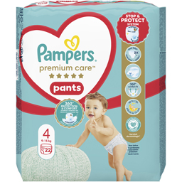 Pampers Scutece Chilotel Bebelusi Marimea 4, 9-15 Kg, 22 Buc