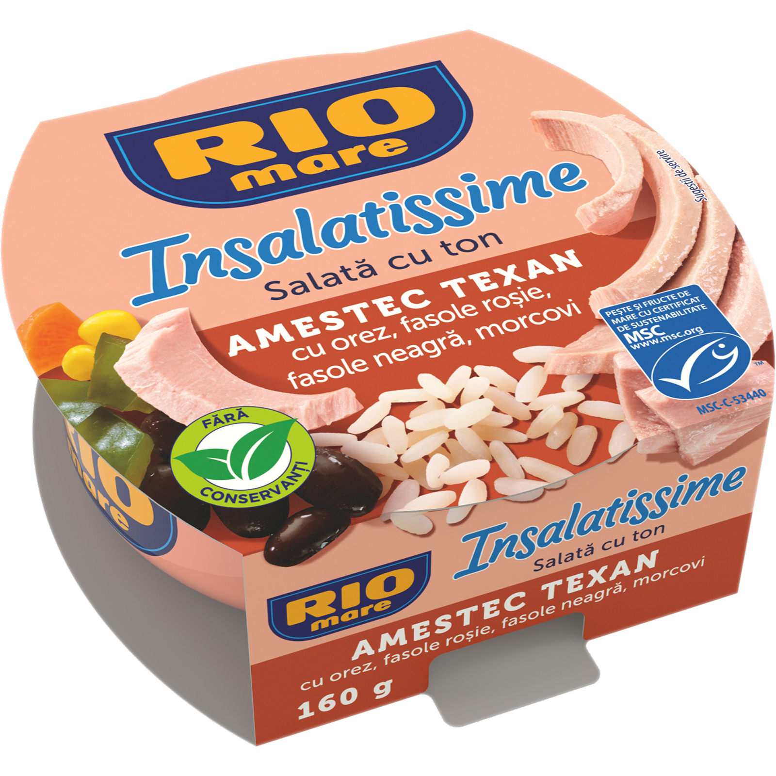 Salata de ton cu amestec de legume Texan 160g