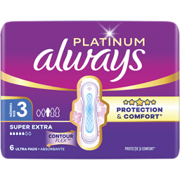 Always Absorbante Marimea 3 Ultra Night, 6 Bucati