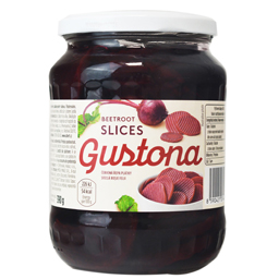 Gustona Sfecla Rosie Felii 670g
