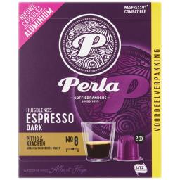 Perla Cafea Espresso 08 Dark 20 Capsule 100g