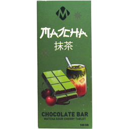 Melidya Ciocolata Alba Cu Matcha Si Visine 100g