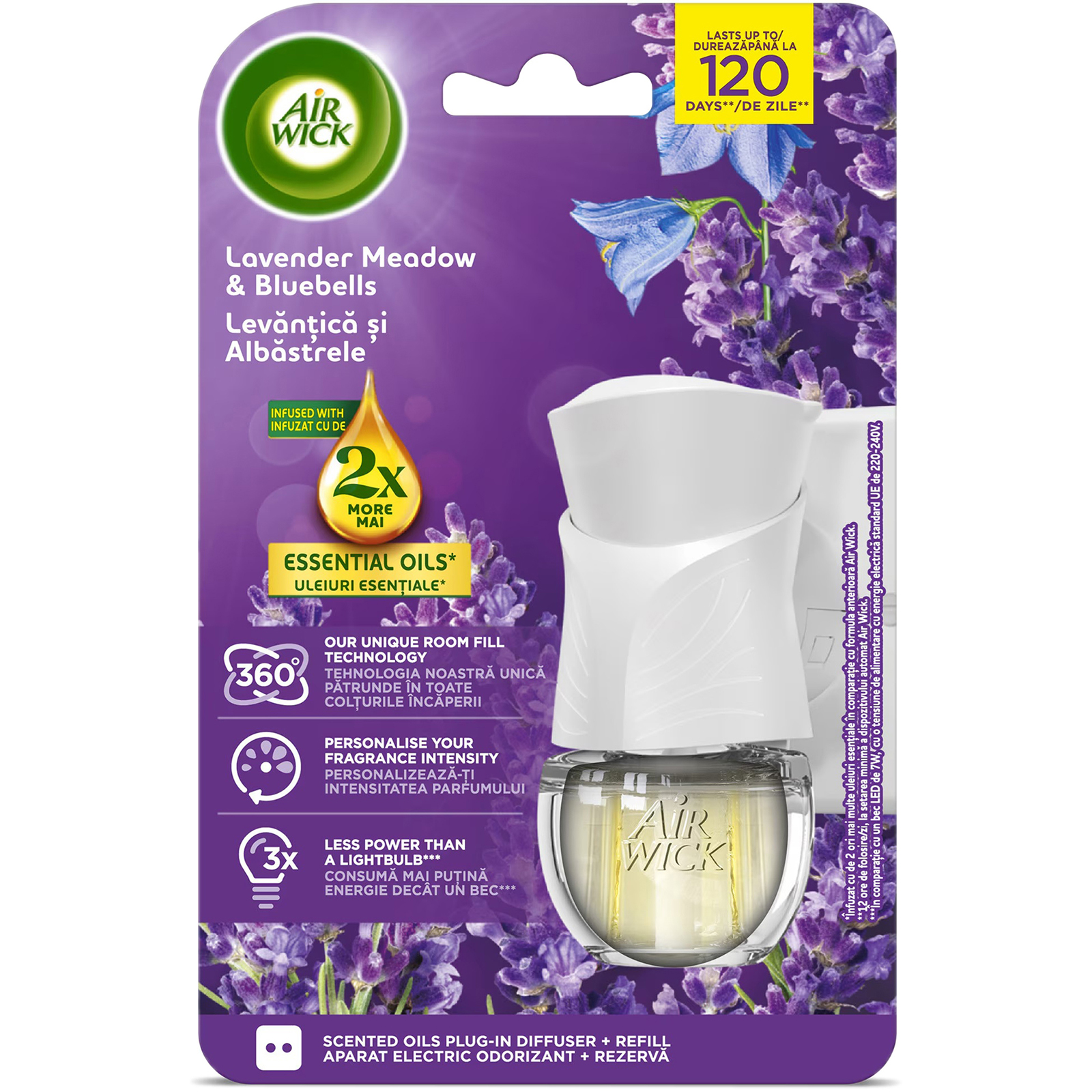 Odorizant camera electric lavanda si albastrele 19ml