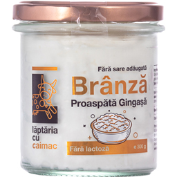 Laptaria Cu Caimac Branza Proaspata Gingasa Fara Lactoza 1% Grasime 300g
