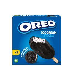 Oreo Inghetata Cu Aroma De Frisca Si Biscuiti 3x90ml