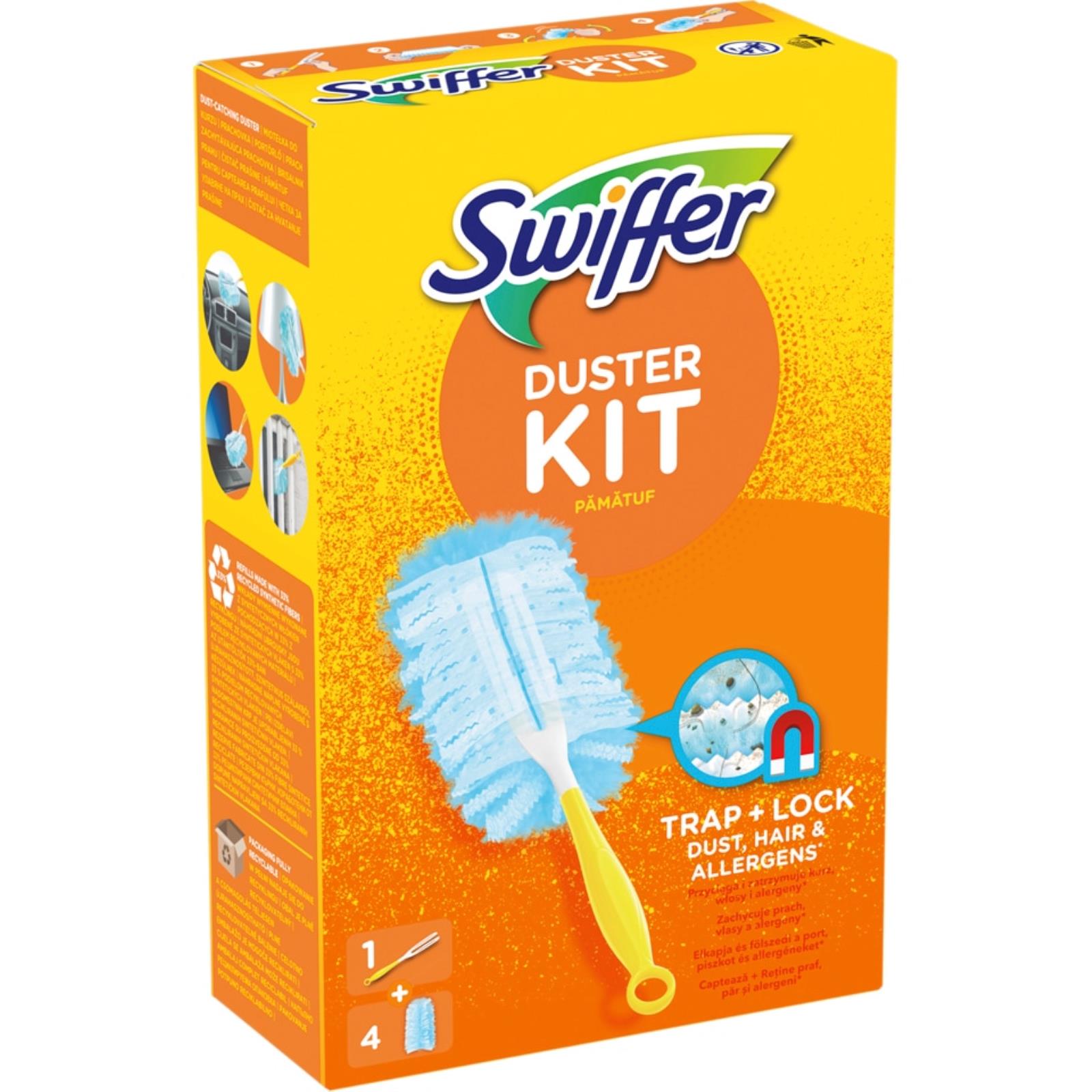 Pamatuf pentru praf, 1 maner + 4 rezerve
