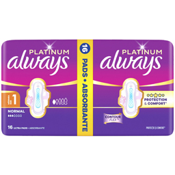 Always Absorbante Marimea 1 Ultra Normal Plus, 16 Bucati