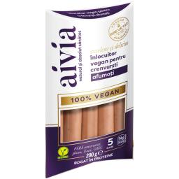 Aivia Crenvursti Afumati Vegani 200g