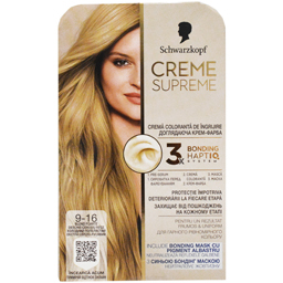 Creme Supreme Vopsea Permanenta Pentru Par, 9-16 Blond Foarte Deschis Cenusiu Rece