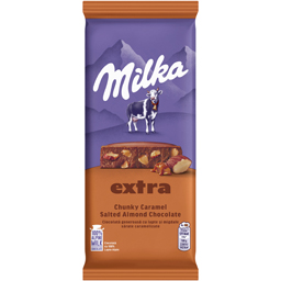 Milka Ciocolata Cu Lapte Si Migdale Sarate Caramelizate 190g