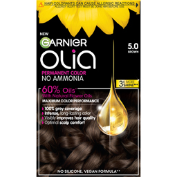 Garnier Vopsea Permanenta Pentru Par, Fara Amoniac, 5.0 Brown