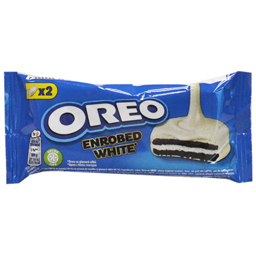 Oreo Biscuiti Cu Cacao Si Glazura De Ciocolata Alba 41g
