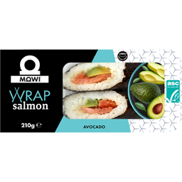 Mowi Wrap Cu Somon Atlantic Marinat Si Avocado 210g
