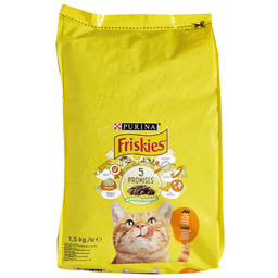 Friskies Hrana Uscata Pentru Pisici Cu Pui Si Legume 1.5kg