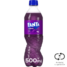 Fanta Bautura Racoritoare Carbogazoasa Cu Suc De Struguri 0.5l