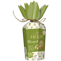 Praline din ciocolata cu lapte, cu fistic si cataif 120g