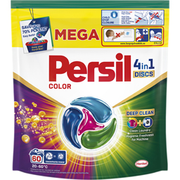 Persil Detergent Deep Clean 4in1 Discs Color 60 Capsule