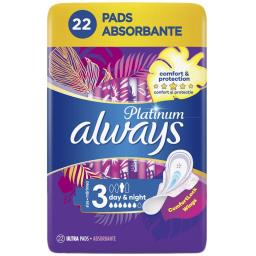 Always Absorbante Marimea 3 Ultra Night, 22 Bucati