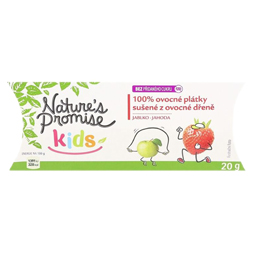 Nature's Promise Felii Uscate Din Mere Si Capsuni 20g