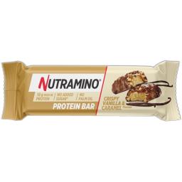 Nutramino Baton Proteic Vanilie Si Caramel 55g