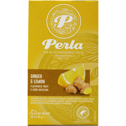INfuzie cu fructe, ghimbir si aroma de lamaie 20x2g