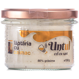 Laptaria Cu Caimac Untul Cel Sarat-afumat 80% Grasime 150g