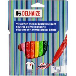 Delhaize Carioci Varf Mediu 12 Culori