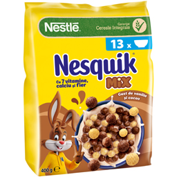 Nesquik Cereale Cu Ciocolata Si Vanilie 400g