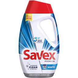 Savex Detergent Lichid White, 24 Spalari, 1.08l