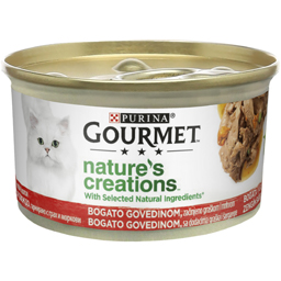 Gourmet Hrana Completa Pentru Pisici Cu Vita 85g