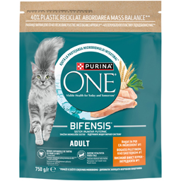 Purina One Hrana Uscata Pentru Pisici Adulte, Cu Pui Si Cereale Integrale 750g