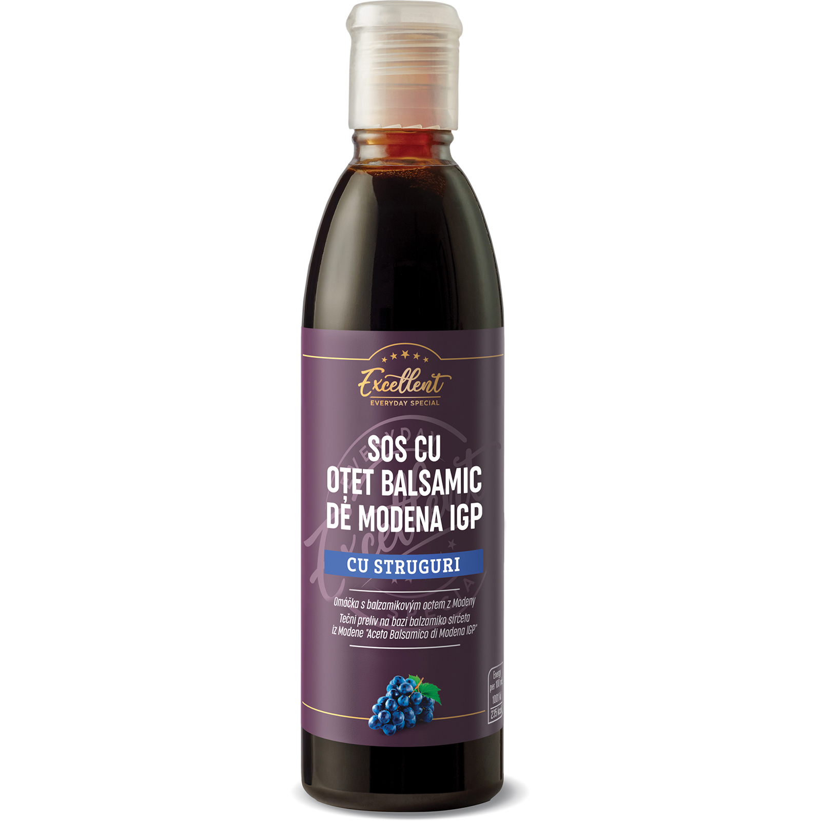 Sos cu otet balsamic de Modena, cu struguri 250ml