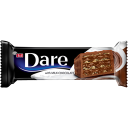Dare Baton Cu Crema De Cacao, Glazura De Ciocolata Cu Lapte Si Napolitana 44g