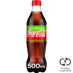Coca-cola Bautura Racoritoare Carbogazoasa Cu Gust De Lamaie Verde 0.5l