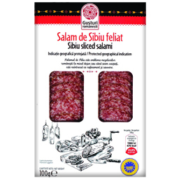 Salam de Sibiu feliat vid 100g