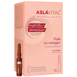 Aslavital Fiole Cu Colagen Si Elastina, 10 Fiole X 2 Ml