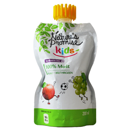 Nature's Promise Kids Suc De Fructe Din Mere Si Struguri 200ml