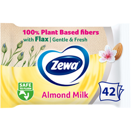 Hartie igienica umeda Almond Milk, 42 bucati