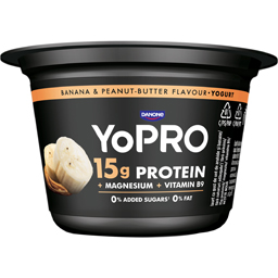 Yopro Iaurt Bogat In Proteine Cu Banane Si Gust De Unt De Arahide 160g