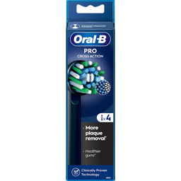Oral-b Rezerve Pentru Periuta De Dinti Electrica Cross Action Negru, 4 Bucati