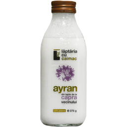 Laptaria Cu Caimac Ayran Din Lapte De Capra 375g