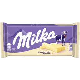 Milka Ciocolata Alba Cu Lapte 90g