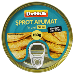 Defish Sprot Afumat In Ulei 150g