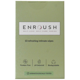 Enroush Servetele Intime Biodegradabile, 10 Bucati
