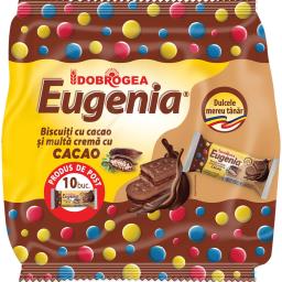 Eugenia Biscuiti Cu Cacao Si Crema Cu Cacao 10x36g