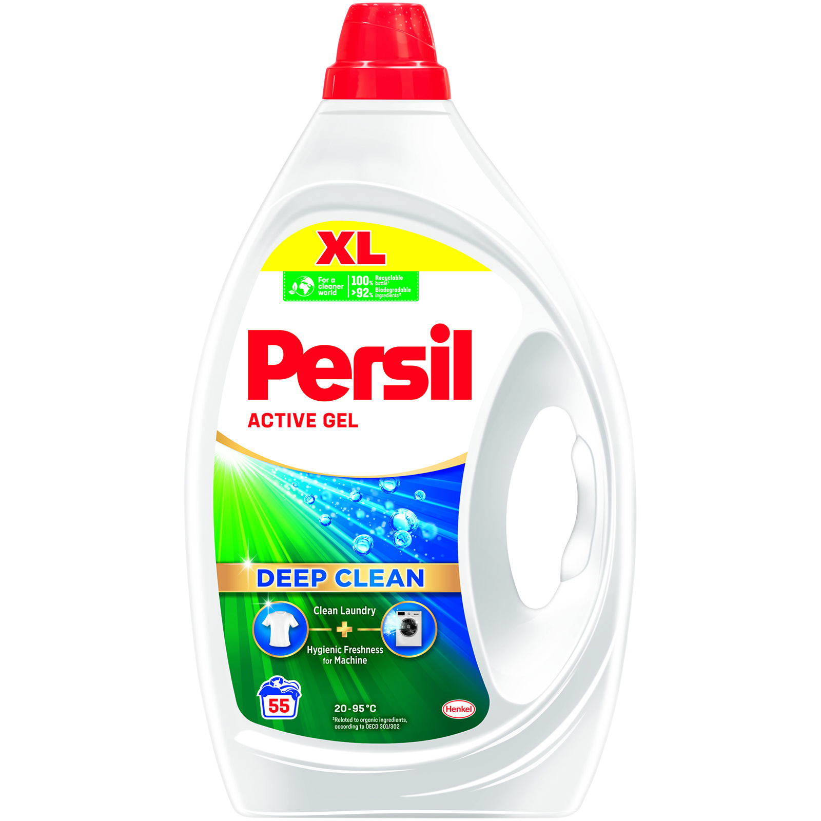 Detergent Active Gel, 55 spalari, 2475ml