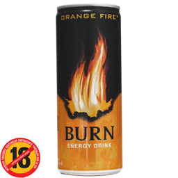 Burn Bautura Energizanta Orange Fire 250ml