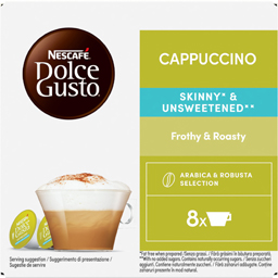 Nescafe Cafea Cappuccino Skinny & Unsweetened, 8 Bauturi
