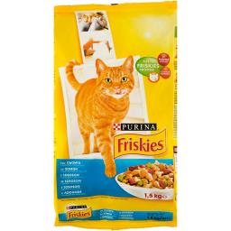 Friskies Hrana Uscata Pentru Pisici Cu Legume Si Somon 1.5kg