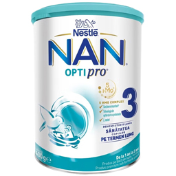 Nan Optipro Produs Pe Baza De Lapte Optipro 3, Intre 1-2 Ani 400g